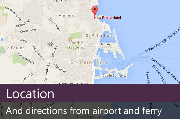 Hotel location and directions.