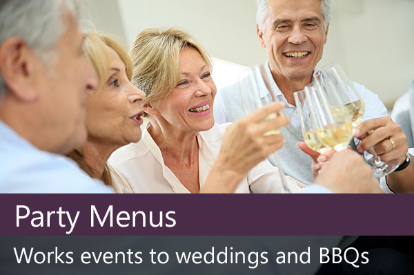 Party and function menus.